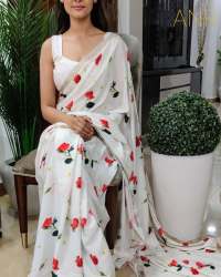 Soft Silk Digital Printed Saree