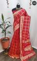 Stylish Art Silk Bandhani Saree thumb 1