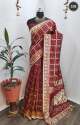 Stylish Art Silk Bandhani Saree thumb 2