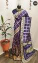 Stylish Art Silk Bandhani Saree thumb 3