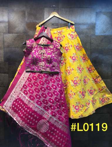 Stylish Banarasi Jeqard Silk lehengha