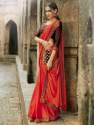 Stylish Chiffon With Embroidery Saree thumb 1