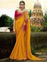 Stylish Chiffon With Embroidery Saree thumb 2