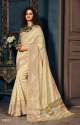 Stylish Fancy Linen Silk Saree thumb 9