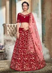 Stylish Heavy Exclusive Bridal Wear Lehenga.