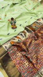 Stylish Linen Cotton Silk Saree