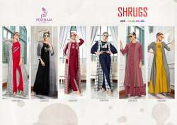 Stylish Long Kurti With Shrugs