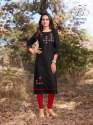STYLISH PREMIUM COTTON EMBROIDERED KURTIS thumb 6