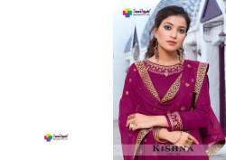 Stylish Pure Jam Silk Embroidered  Salwar Suit