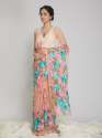 Stylish Pure Organza  Digital Print Saree thumb 3
