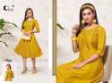 Stylish Rayon Festive Anarklii  Kurti thumb 1