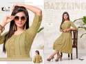 Stylish Rayon Festive Anarklii  Kurti thumb 3