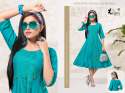 Stylish Rayon Festive Anarklii  Kurti thumb 4