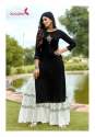 Stylish Rayon With Embroidered Kurtis  thumb 3