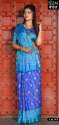 Stylish Taffeta Silk Bandhej Saree  thumb 4