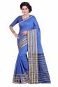 thankar-blue-black-beige-cotton-designer-saree1