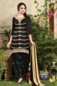 BLACK PATIYALA STYLE SALWAR KAMEEZ