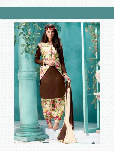 BROWN BHAGALPURI SILK PATIYALA1