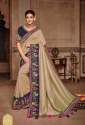 Vichitra Silk Wedding Wear Saree