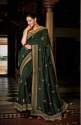 Vichitra Silk Wedding Wear Saree thumb 8