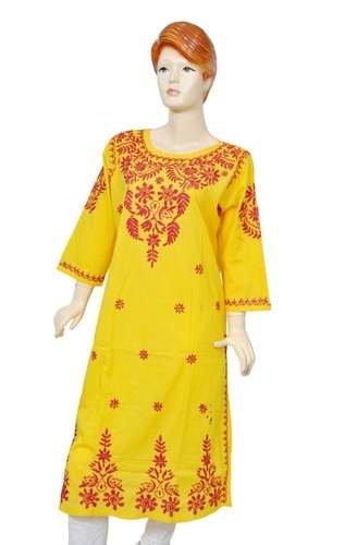 Hand Embroidery Kurti by Kundan Sales