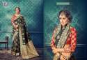 Designer With Cotton Silk saree thumb 1