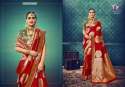 Designer With Cotton Silk saree thumb 3