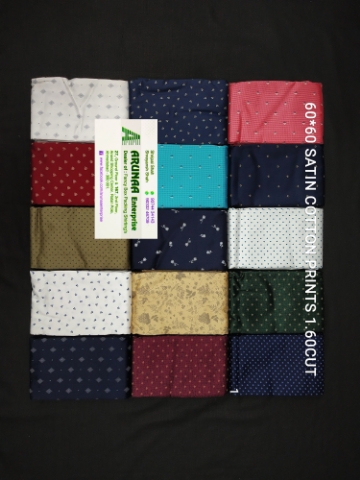 Satin Cotton Printed Shirtings Pieces