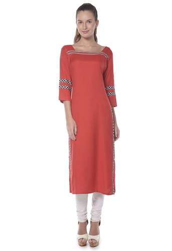 Cotton Rayon Designer Kurtis