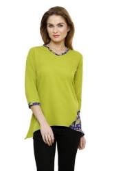 Green Girls Top By Ritzzy Creation