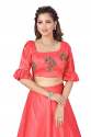 Buy Fancy Silk Embroidered Lehenga At Wholesale thumb 1