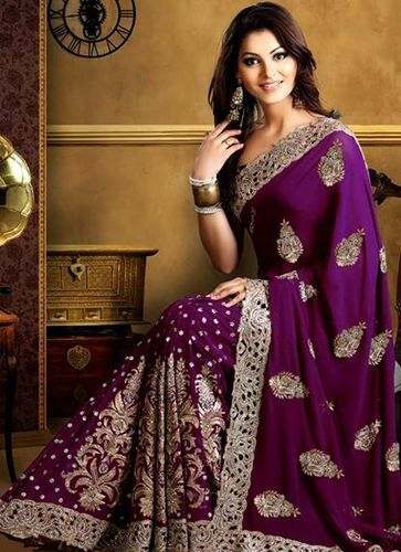 Designer Embroidery Work Saree by Kumawat Saree Shop