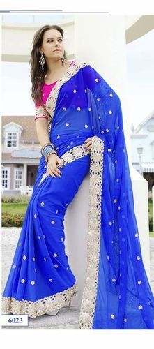 Embroidered Designer Saree