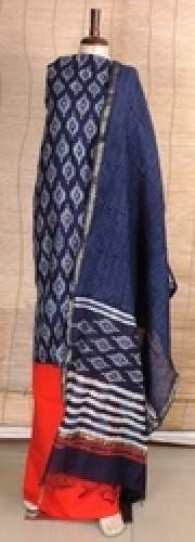 Chanderi Silk Cotton Dress Material