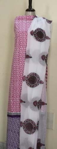 Hand Block Printed Dress Material 