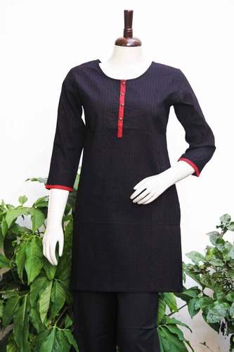 Ladies A-Line Cotton Kurti by Jai Texart