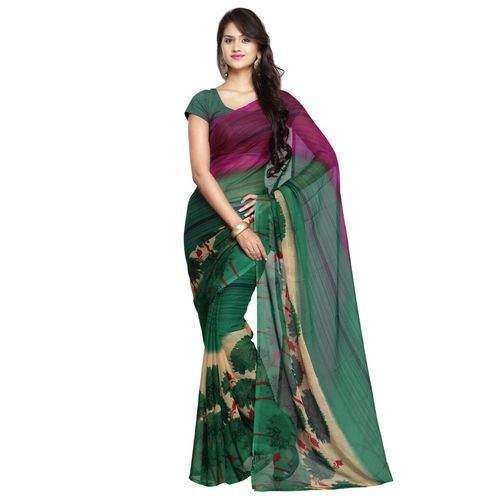 Casual Georgette Saree for Ladies by Sadhana Textiles