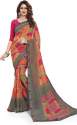 Buy Printed Georgette Saree By Parishkaar Tex thumb 1