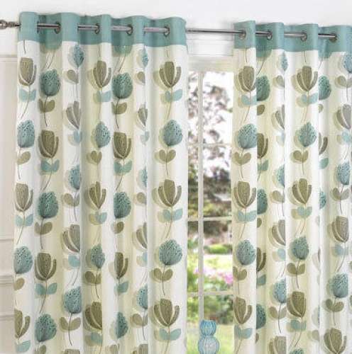 Eyelets Printed Shower Curtain by Satcap India