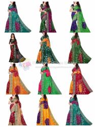bandhani sarees2
