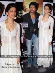 Dipika White Anarkali