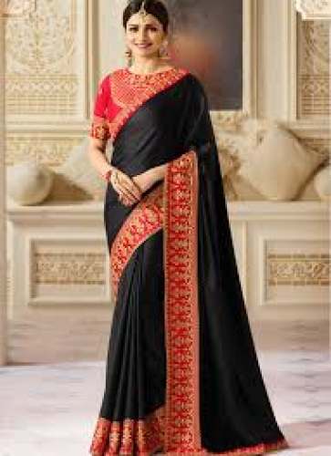 EMbroidery weding wear saree