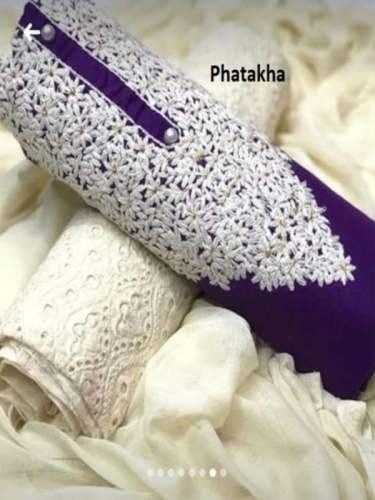 Fancy Cotton Embroidered salwar kameez