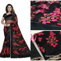 Fancy Embroidery Net Saree thumb 1