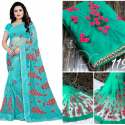 Fancy Embroidery Net Saree thumb 3