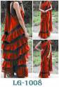 Fancy Party Wear Ruffle saree thumb 1