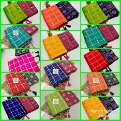 Fancy Silk Saree with Embroidery Blouse