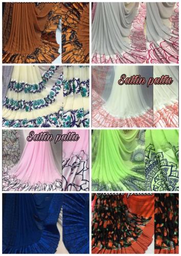 SatinPatta Saree