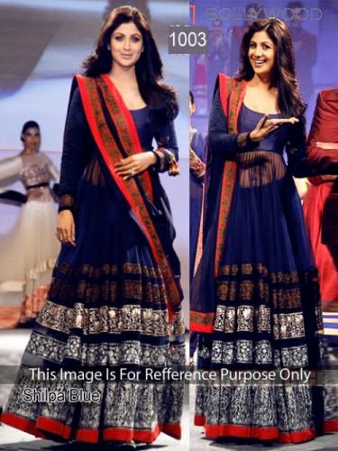 Designer Net Silk Gown