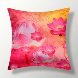 floral cushion cover